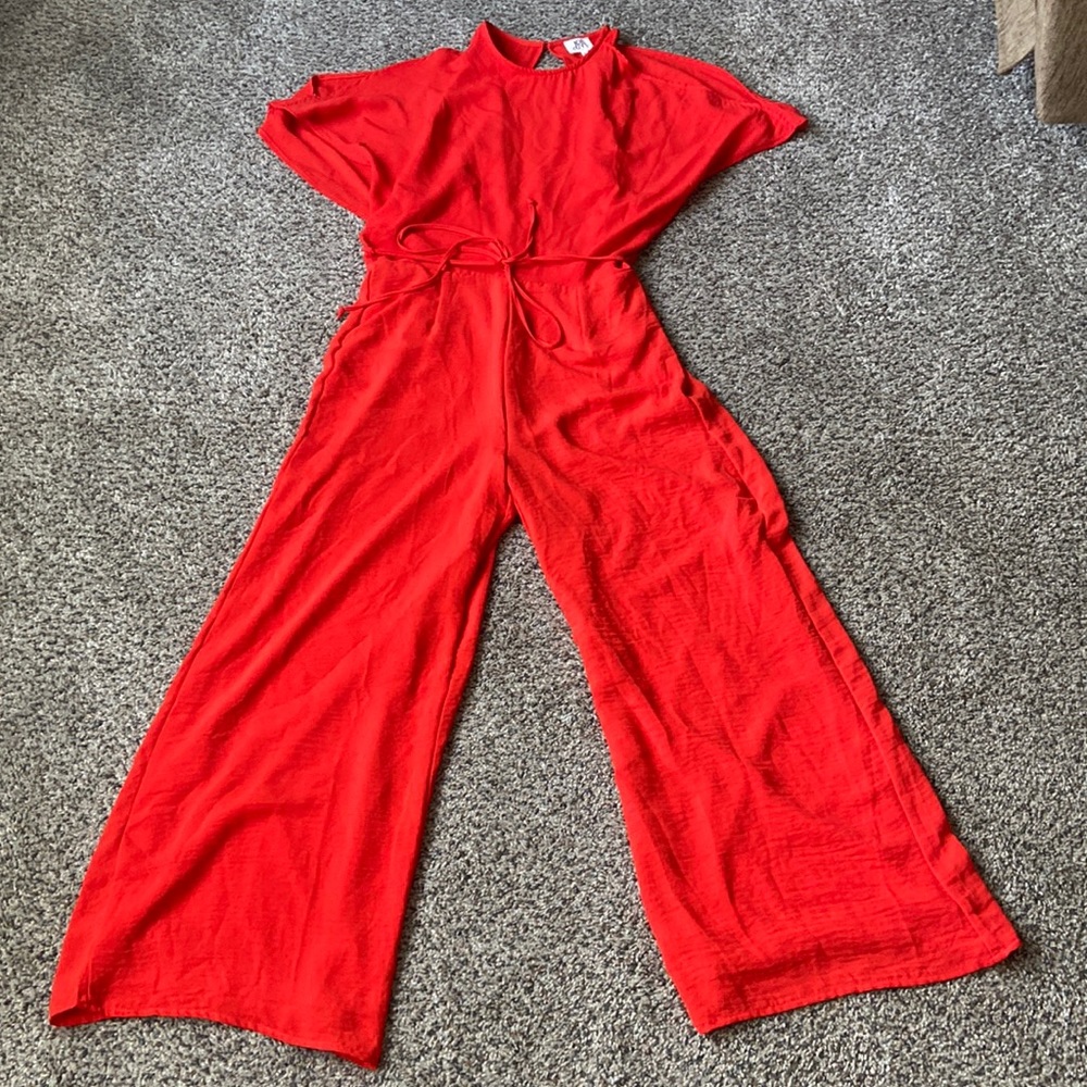 Brand new S red jumpsuit!